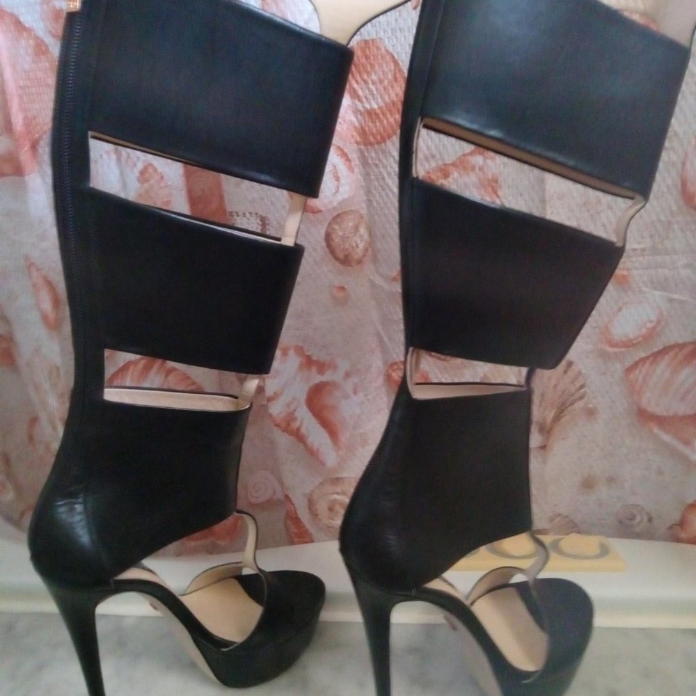 Ruthie Davis Stefani 100% Italian Leather Over-the-Knee boots